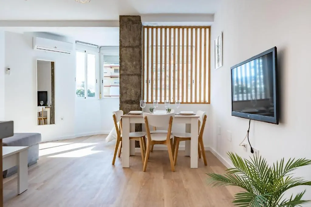 Super Loft Plazamar Torre Del Mar 2 Huesped Playa Apartamento